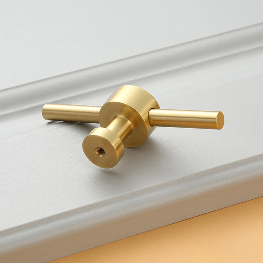 

Golden Cabinet Handle Exquisite Wardrobe Knob Decorative Drawer Grip Durable Furniture Accessory Closet Pull Bar Hardware Decor