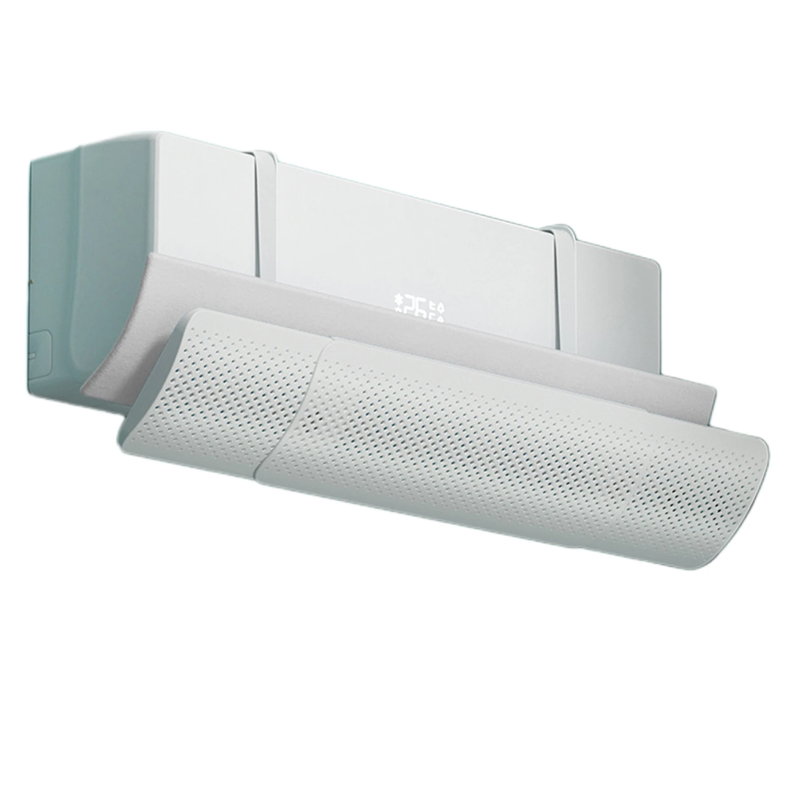 Deflector Anti-Wind Baffle White ABS Anti-wind For Air Conditioning No Drilling Scalable Wall-Mounted High Quality Long Lasting