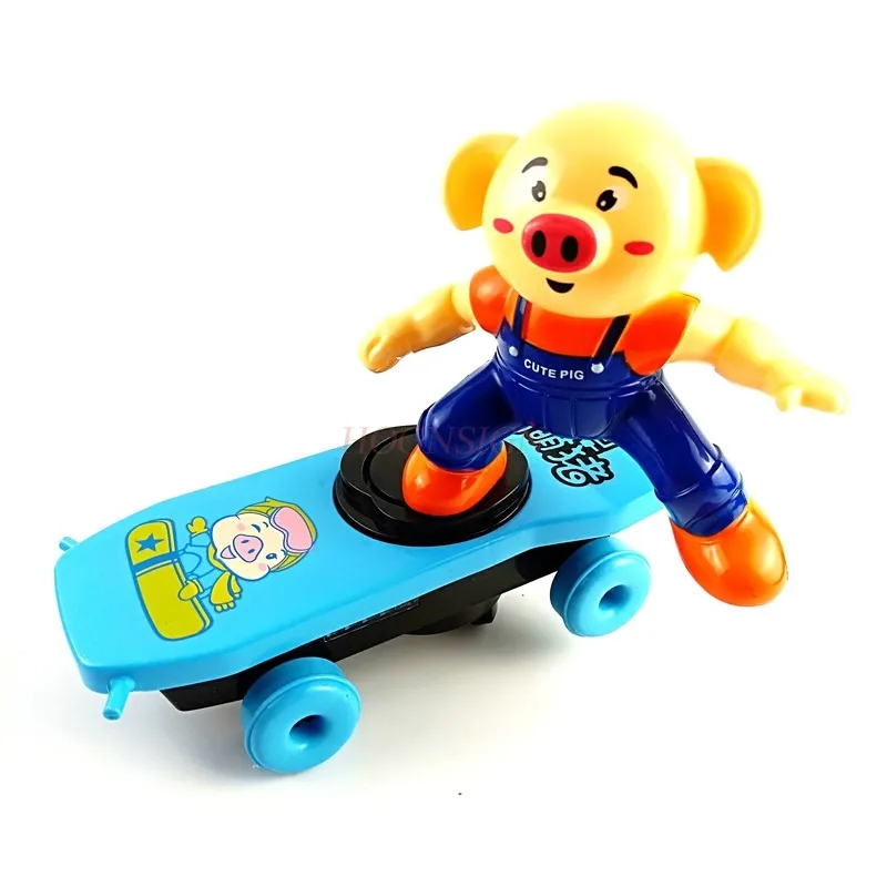 Electric pig scooter balance car puzzle per bambini macchinina 1-6 anni