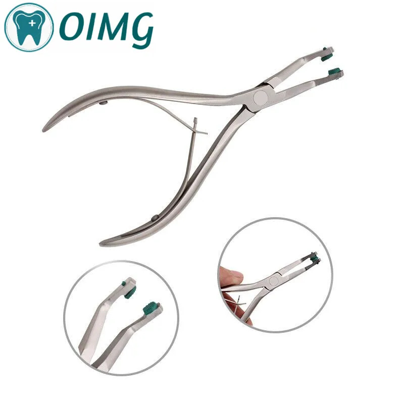 Removedor de coroa autoclavável dental, alicate forcep para remoção temporária, dente dentário, romove, folheados, ferramenta dentária temporária