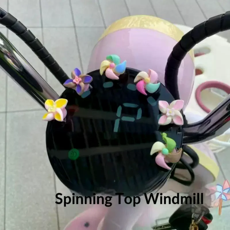 Colorful Funny Mini Spinning Windmills Random Color Portable Wind Toys for Children Outdoor Picnic Garden Yard Decoration