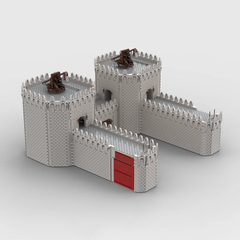 Medieval Castle Model Moc Building Blocks University of California Castle Model Technology Bricks DIY Assembly Holiday Toy Gifts