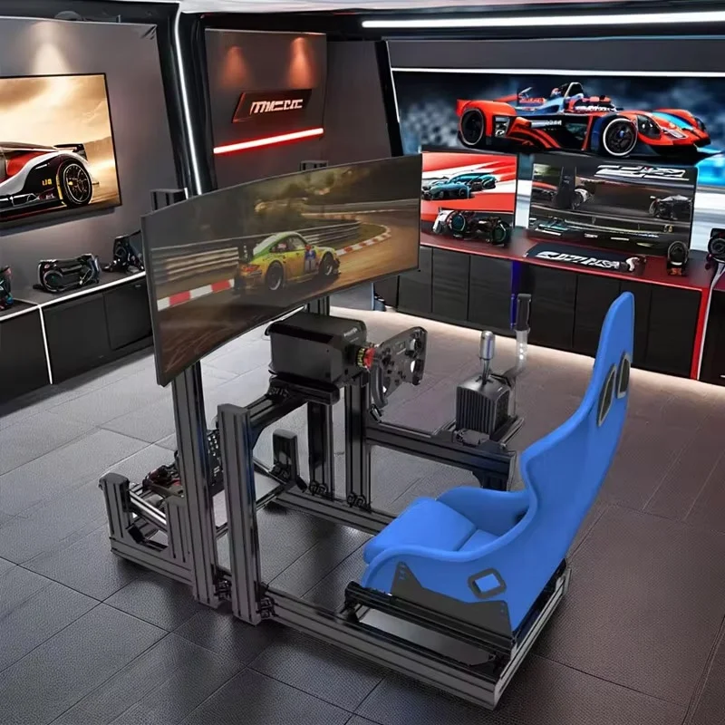 New  Simulator Cockpit Gaming Chair Stand With Height Adjustable Feature Stretchable Comfortable sign Sim  Cockpit