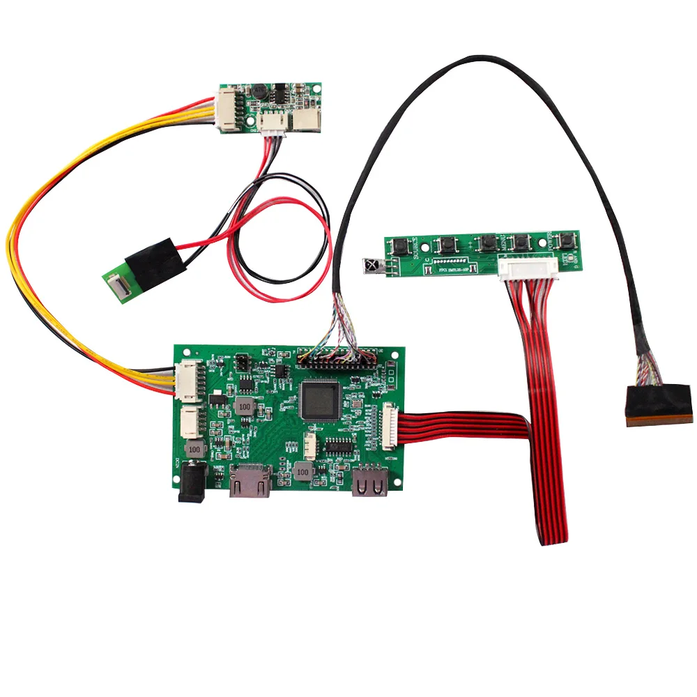 Lvds Media Player Board Pcb Usb Controller Circuit Board Support Video Picture Text Playback Usb Lcd Controller Board