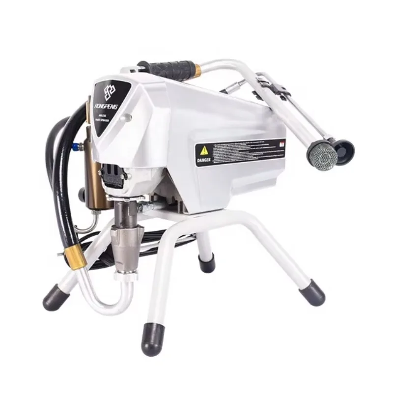 

HotRONGPENG R520 High Pressure Airless Sprayer 517 Tip 3300 PSI Electric Smart Airless Paint Sprayer Machine