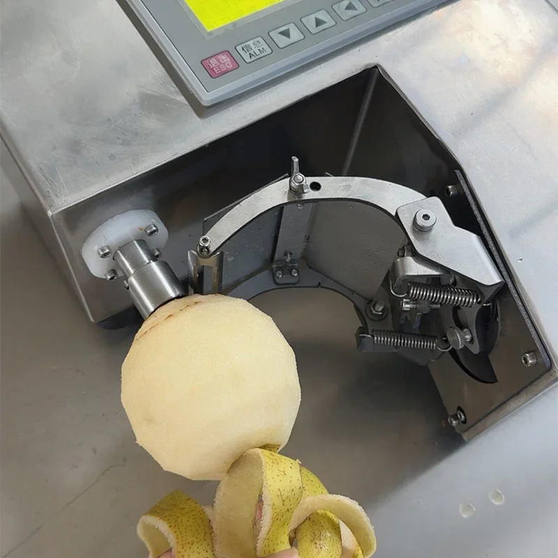 220V/110V Commercial Fruit and Vegetable Peeler Round Fruit Processing Dual-Motor Drive Peels Oranges, Apples, and Pumpkins