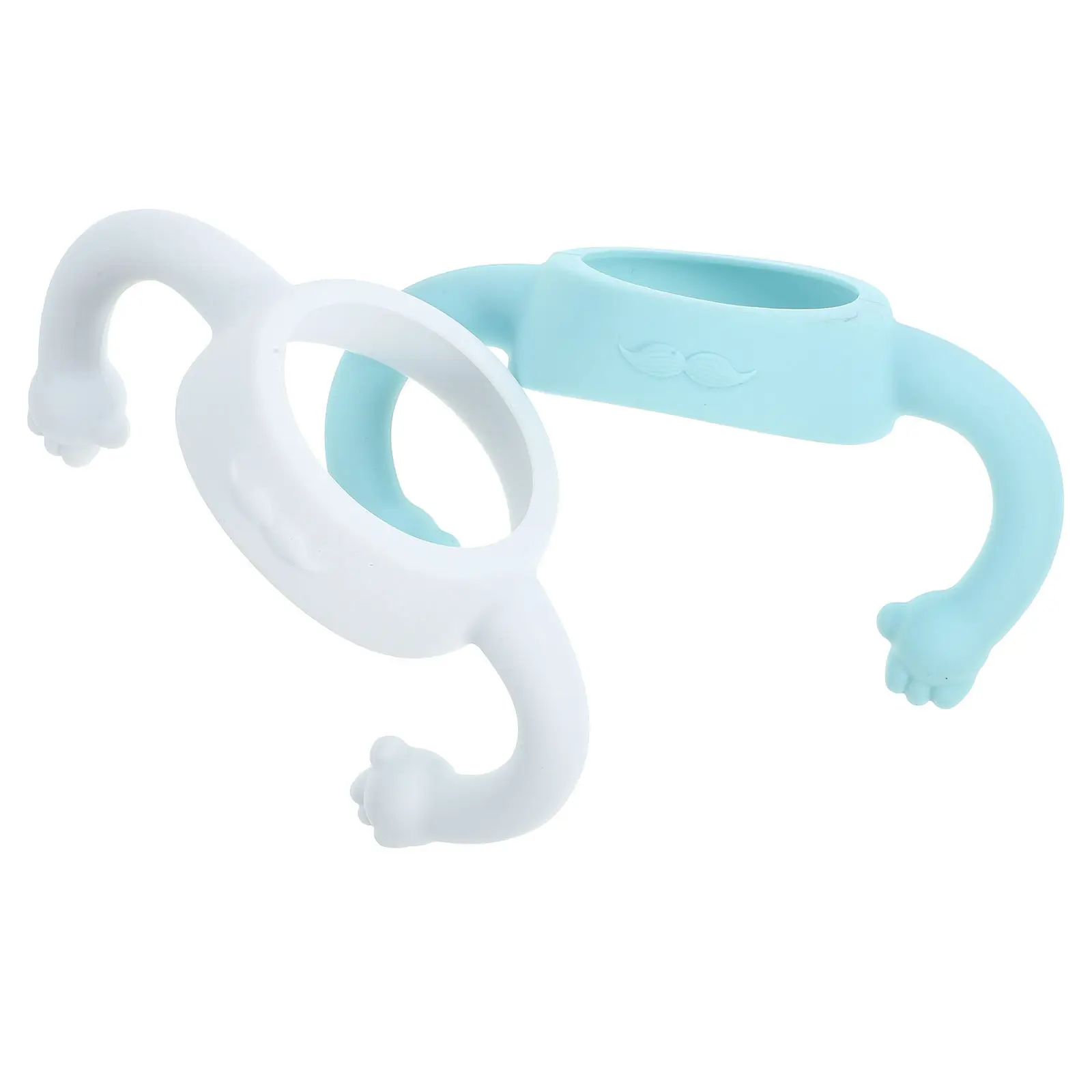 

2Pcs Silicone Baby Bottle Handles Soft Comfortable Infant Feeding Bottles Holder Easy Clean Milk Bottle Handle for Toddlers