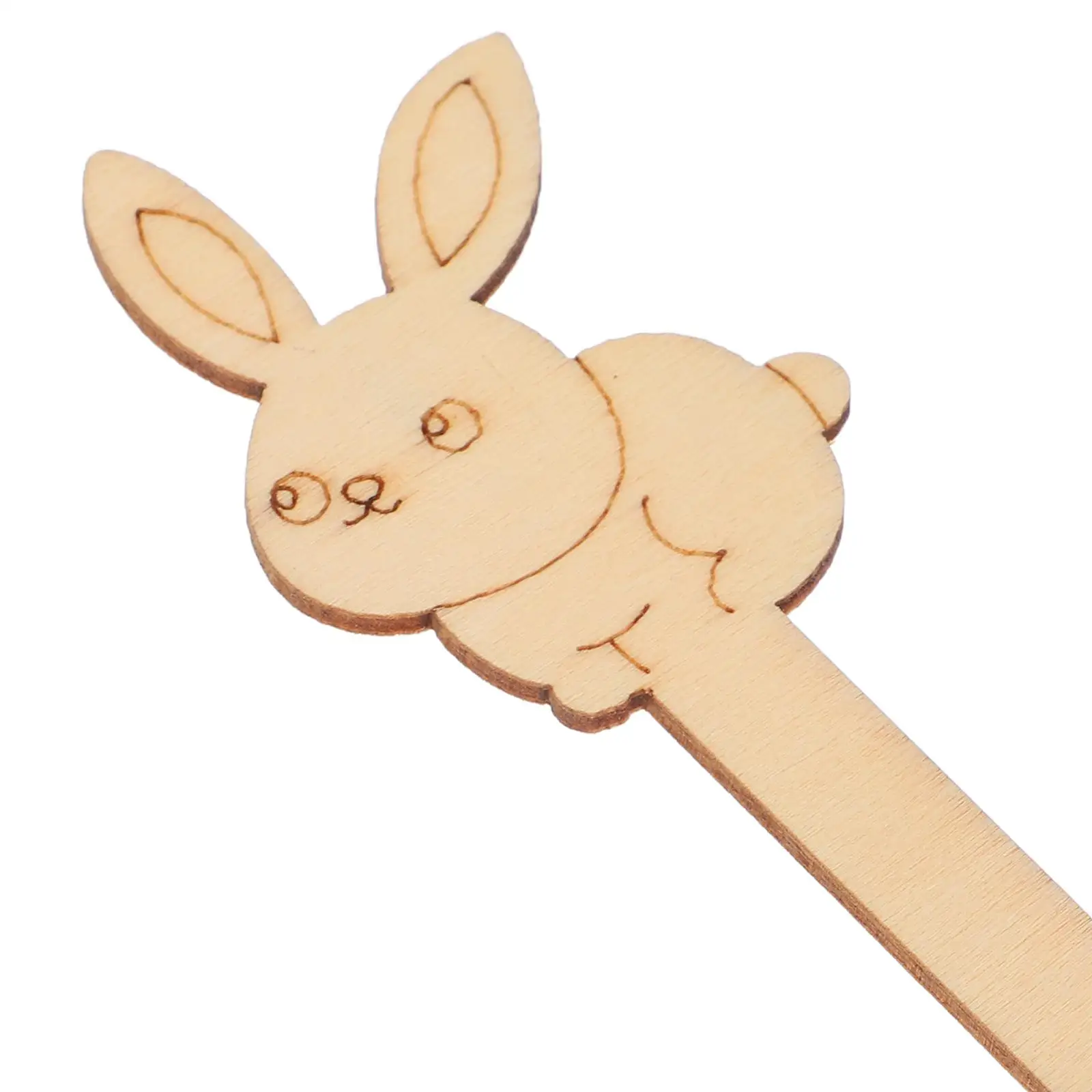 10 قطعة علامة مرجعية خشبية خمر الإشارات المرجعية فارغة لتقوم بها بنفسك عدة تسمية علامات عيد الفصح Kawaii أبي