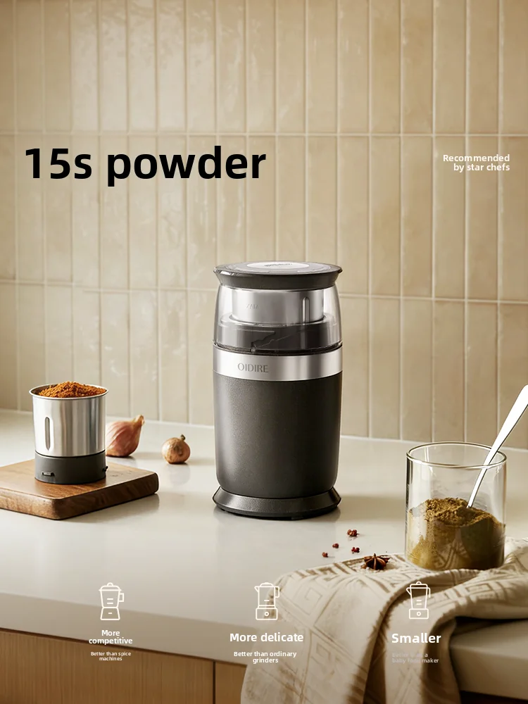 Electric Wet Dry Grinder Machine, Household Super Fine Powder Mill for Chinese Herbal Medicine, Small Home Grinding Crusher view 2