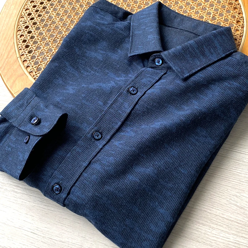 

Busin Casual Long Sve irt Men's Spring Summer Floral Embroidery Stand Fit Faion Urban Youth No Iron Treaent