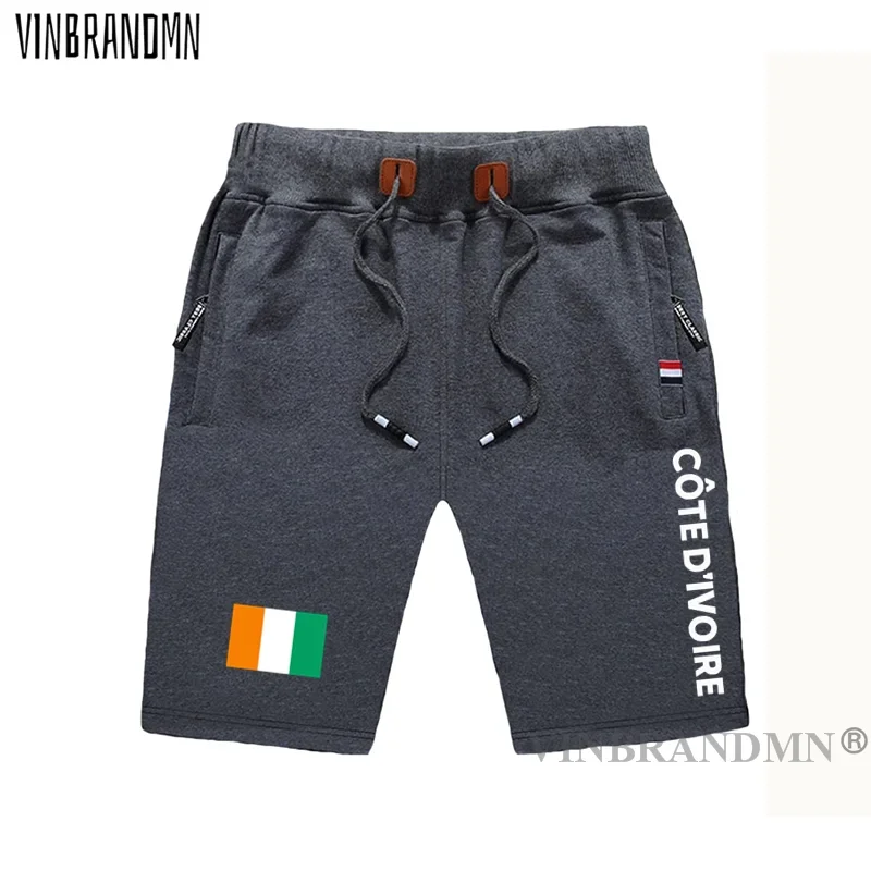 Cote d'Ivoire Ivory Coast mens shorts beach man men's board shorts flag workout zipper pocket sweat 2021 CIV Ivorian Ivoirian