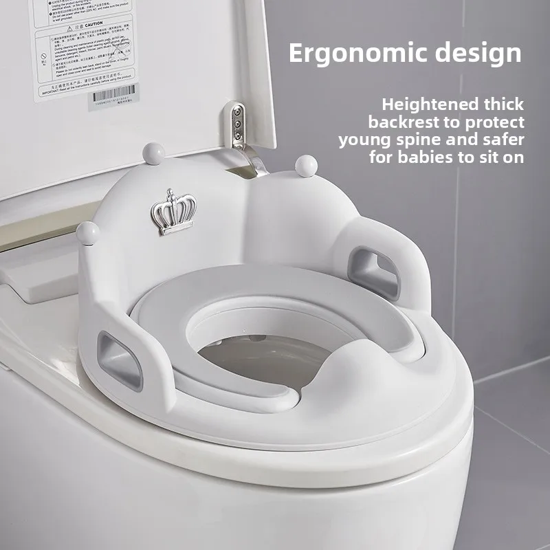 

Новая модель портативного детского сиденья для унитаза Crown для ванной комнаты — идеально подходит для младенцев и малышей.