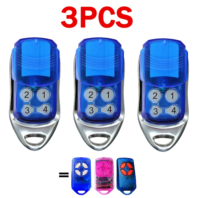 3PCS ATA PTX4 Remote Control Garage Door Opener 433.92MHz Electric Door Control Garage Door Remote Control Command 4 Buttons