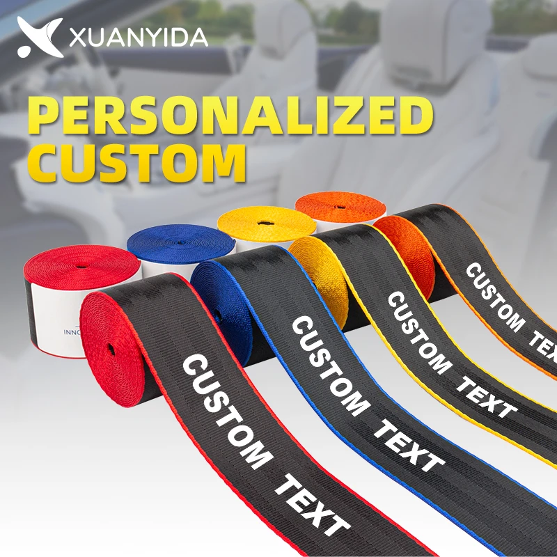 Personalized Safety Belt,Customized Seat Belt,Reflective Custom Seat Belts European Standard Webbing Car Modification Webbing