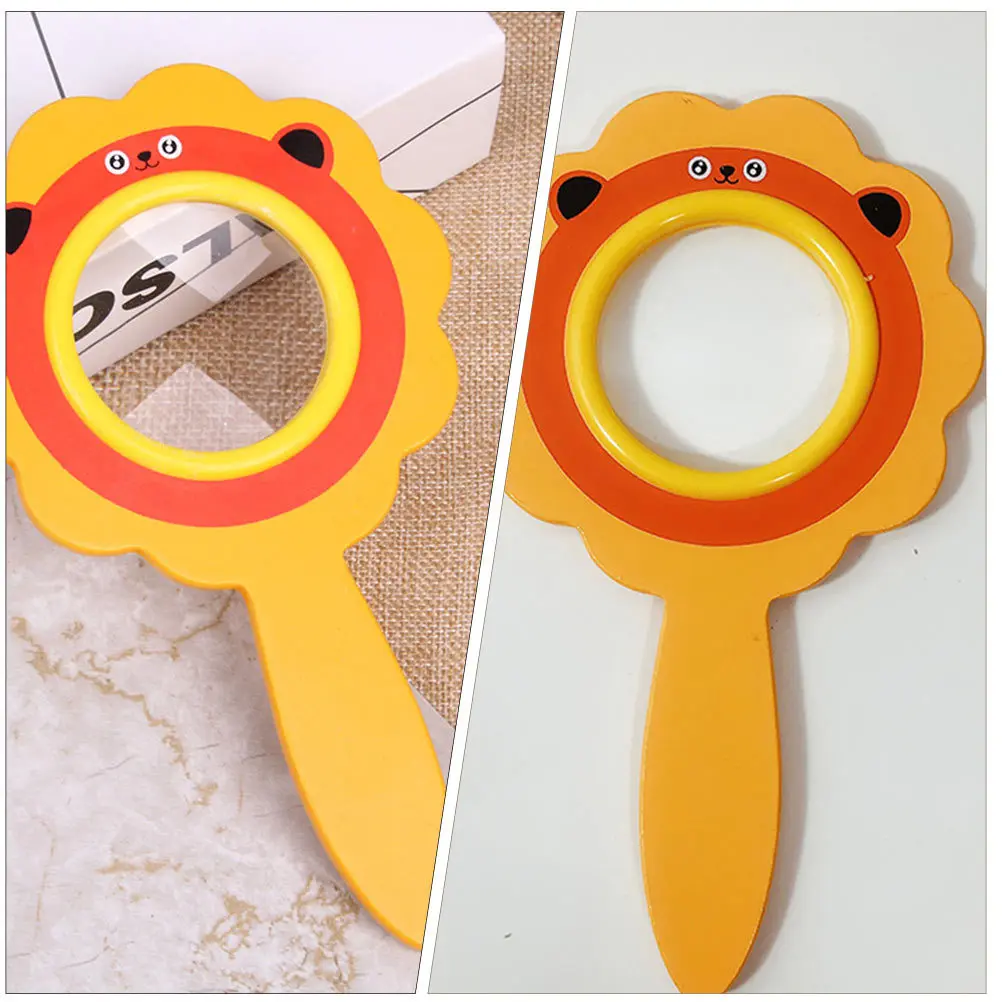 

Children Observation Magnifier Durable Lightweight Portable Cartoon Handheld Magnifying Glass for Science Experiment