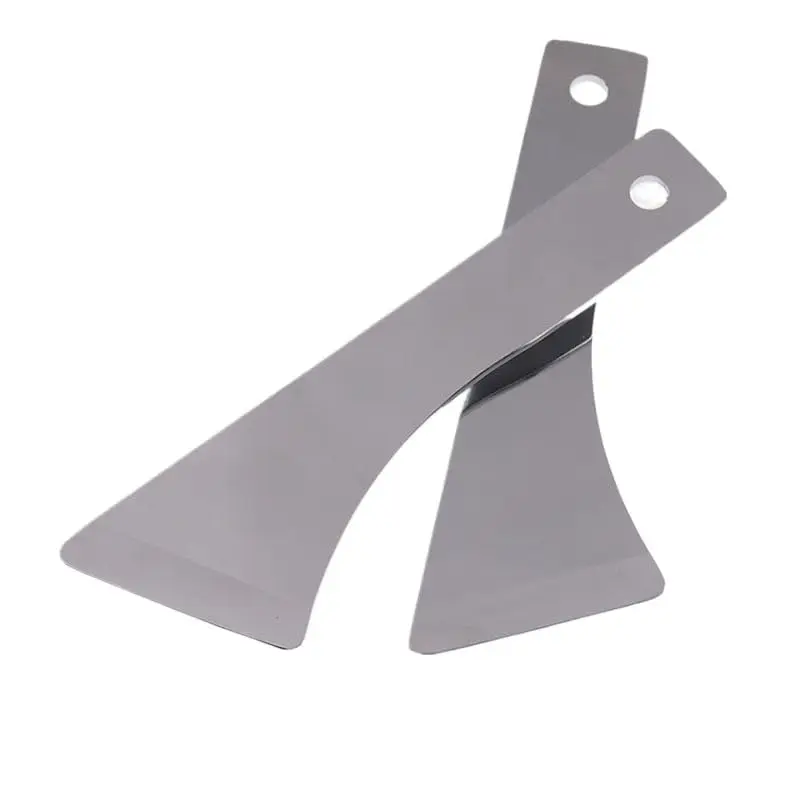 2pcs Car Audio Modification Rocker Tool Pry Plate Car Disassembly Tool Door Panel Center Console Rear View Lens Removal Tool