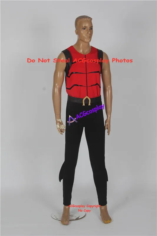 Young Justice Aqualad Kaldur Cosplay Costume acgcosplay include backpack ornament