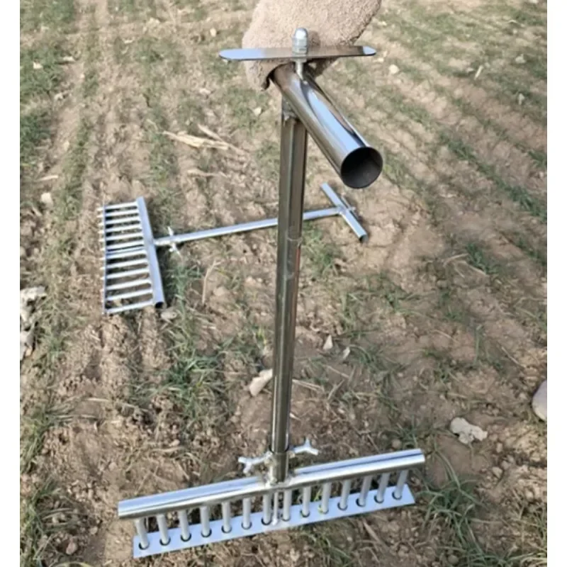 Onion Seedling Transplanter, Automatic Punching Fork Planter Tool for Vegetable Seedling Planting