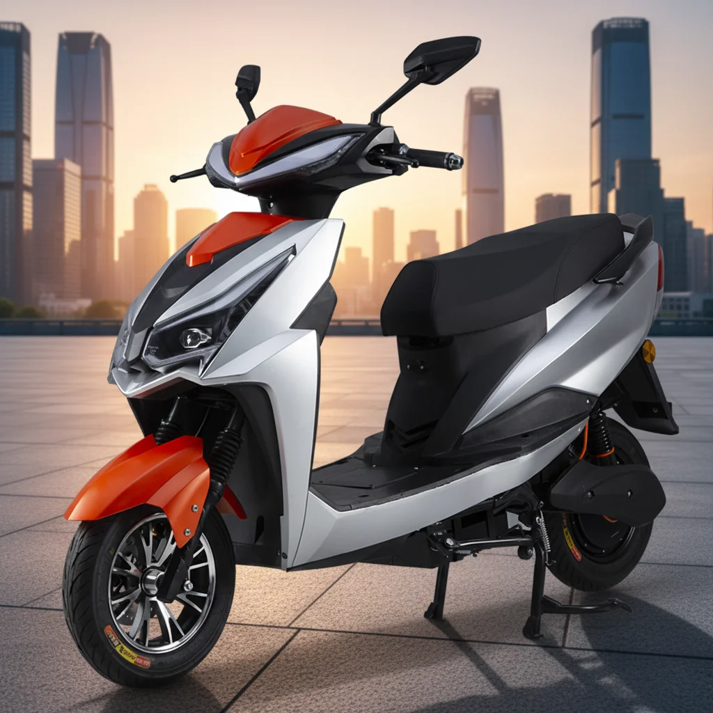 

SXLL Peerless ZL9 High Speed Scooter Racing Motorcycle 1000W2000W 48V 60V Lead Acid Battery LED Display, Disc Brake 45km/h