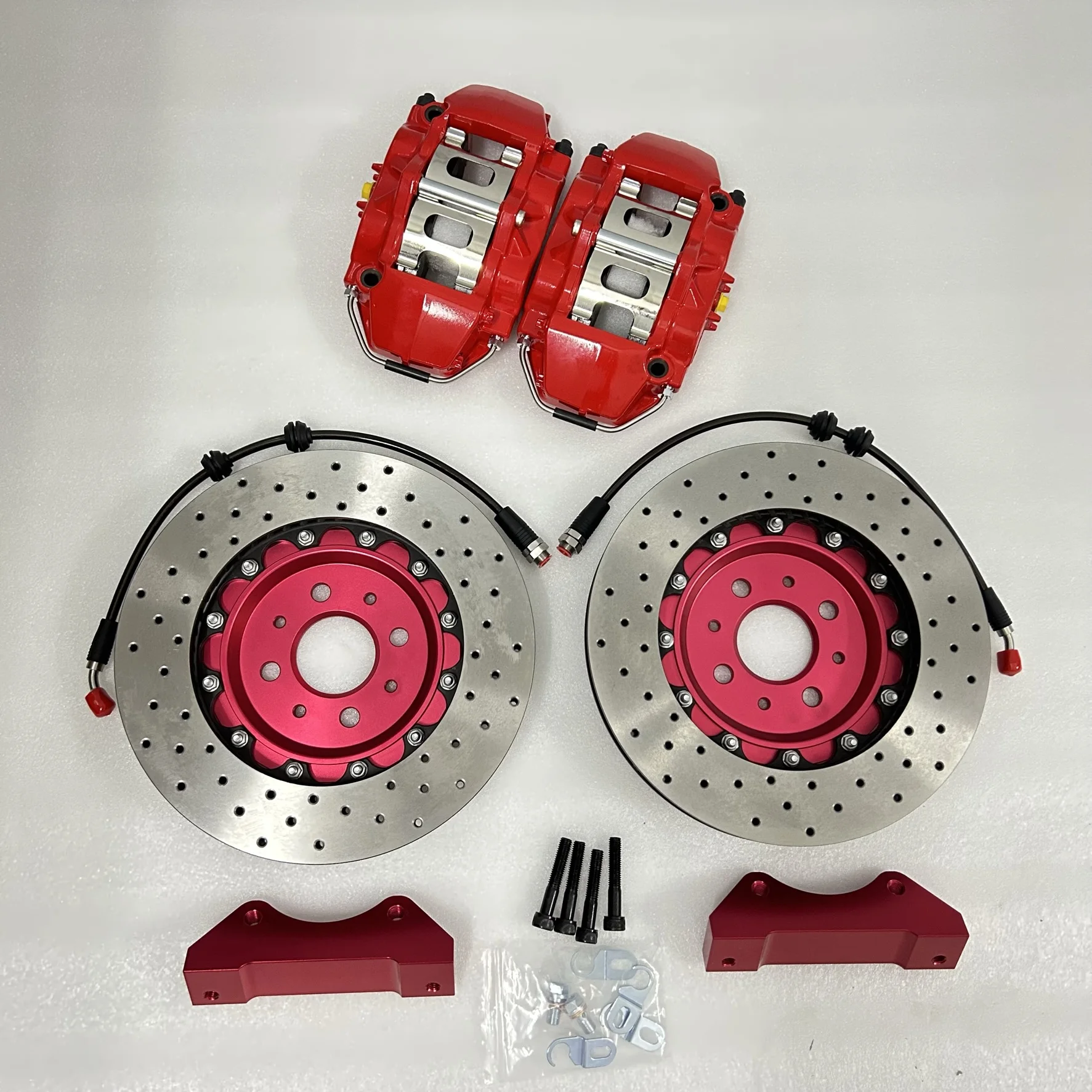 

For Jekit a Set for 2012 VW Polo GTI. 330mm Discs with 4 Pot Calipers and Pads