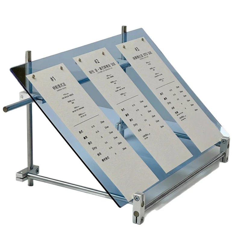 Acrylic optical axis display stand Small poster display stand Tabletop ornament