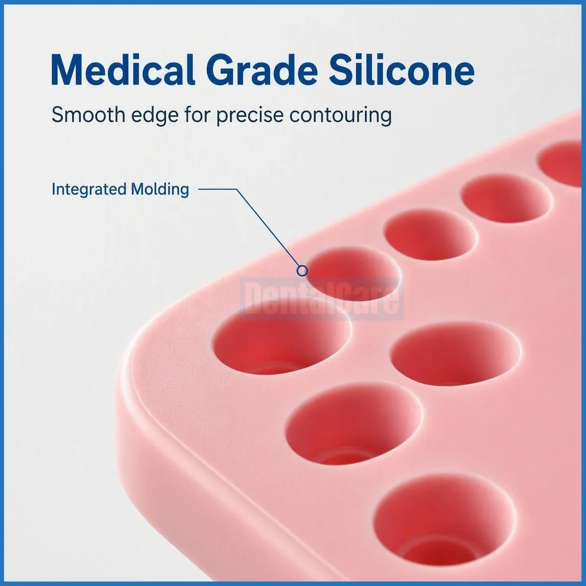 Dental Customizable Silicone Former for Chairside Gingival Contour Shaping Implant Gingival Cuff Forming Mold Pink