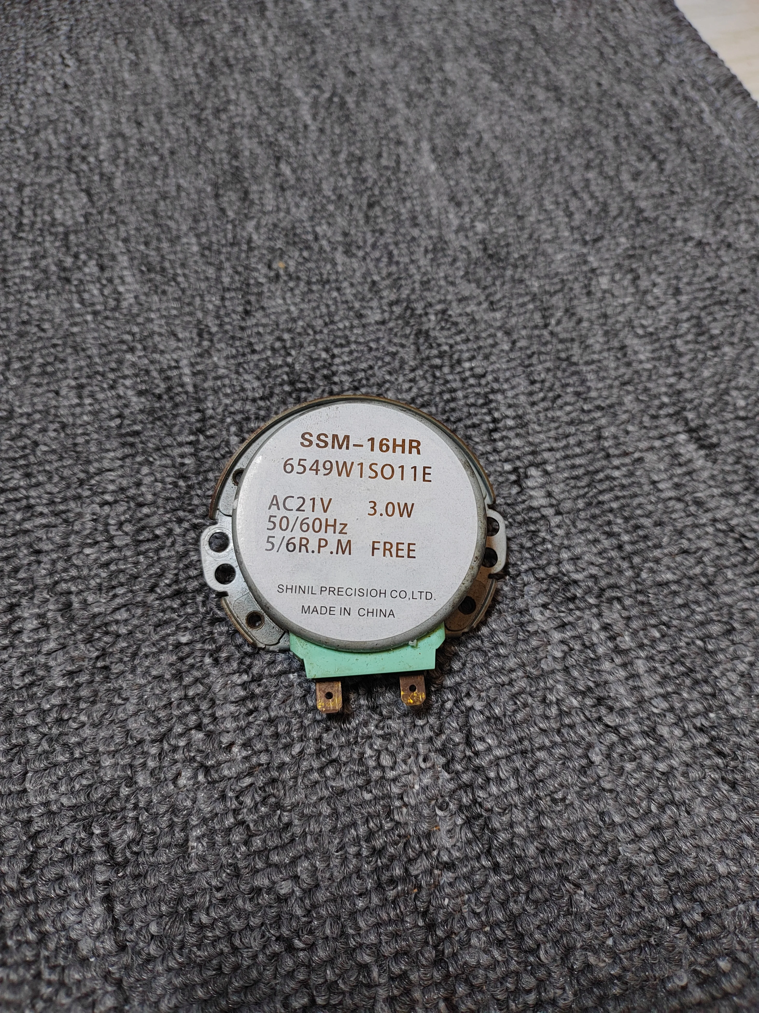 Original FOR LG microwave oven turntable motor 21V turntable motor SSM-16HR motor Second-hand goods