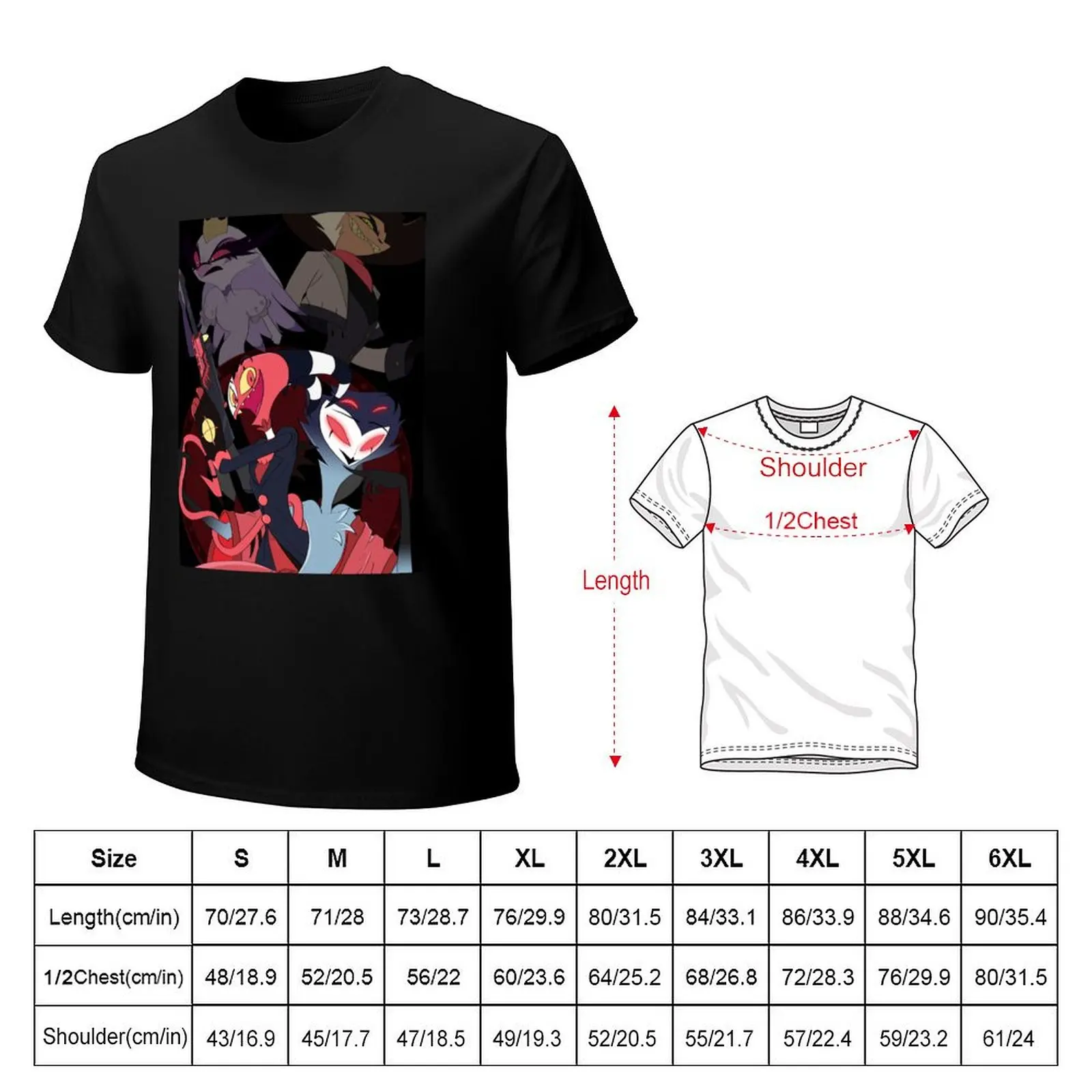 Blitzo and Stolas T-Shirt Big and Tall Casual T-Shirt