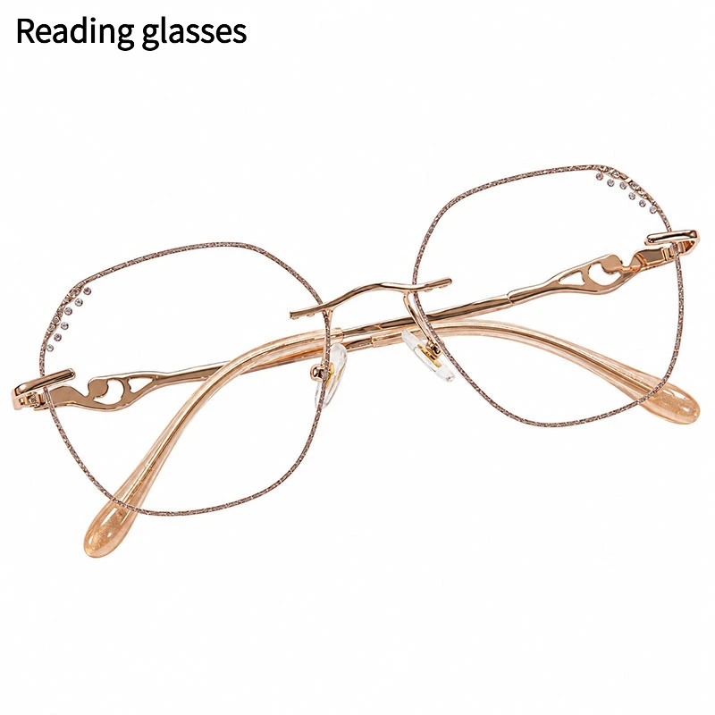 Irregular large frame fashion ladies middle-aged elegant temperament type reading glasses