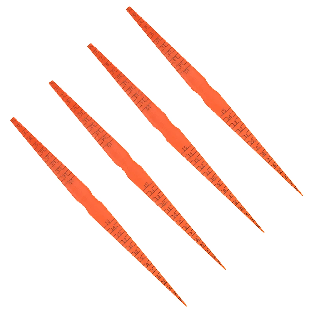 

4pcs Gap Measuring Ruler Automotive Door Panel Tool Body Gauge Plastic Alignment Taper Gauge Car Model Universal Design Highly