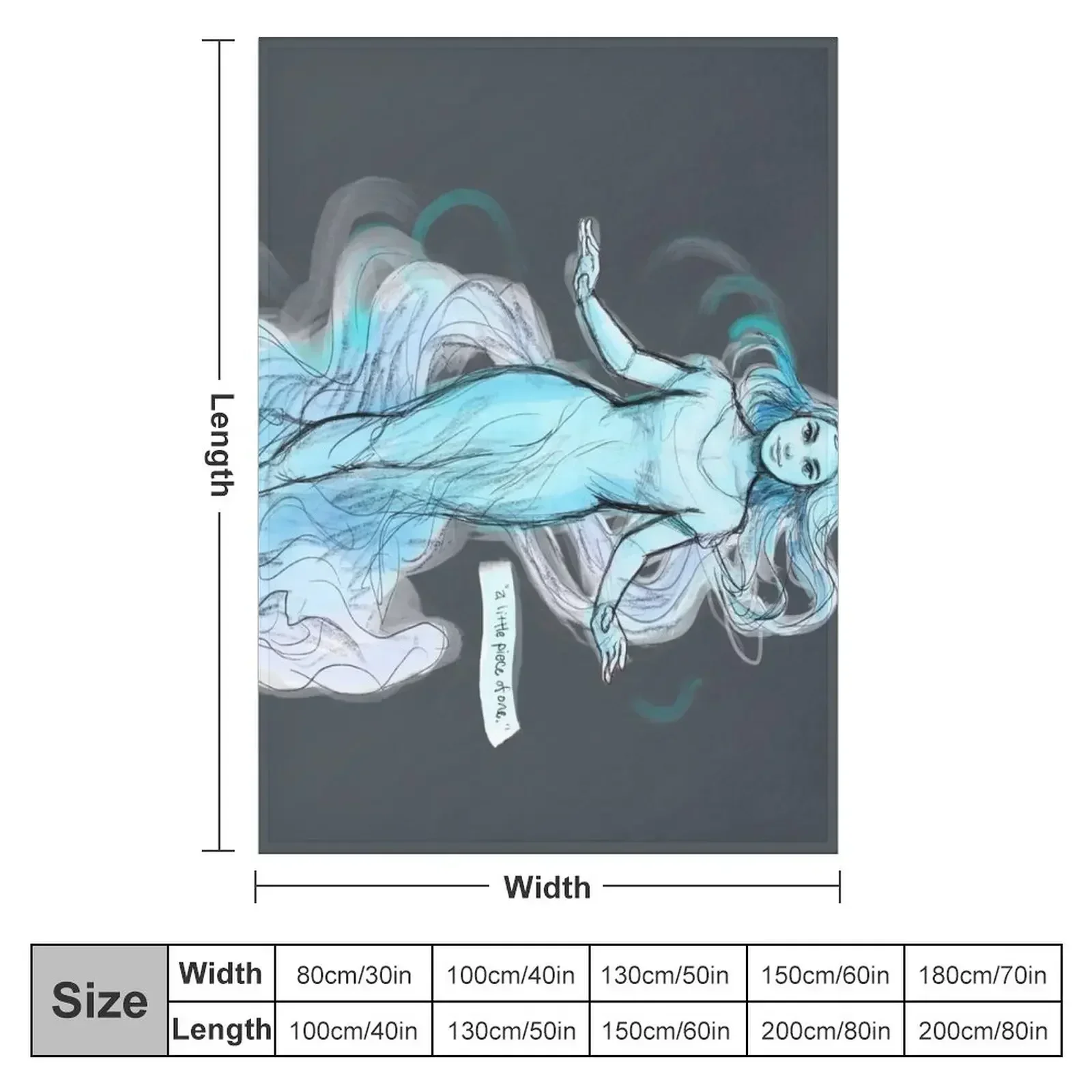 Wind Spirit Throw Blanket couch cozy soft plush fuzzy picnic outdoor blanket
