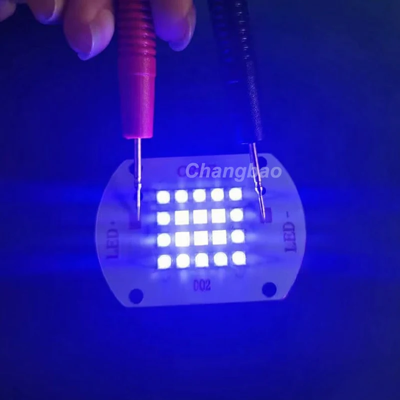 100W US Original XTE Royal Blue Light Bead 450-455nm& 6500K 100W High Power LED Coral Aquarium Aquarium Light Source