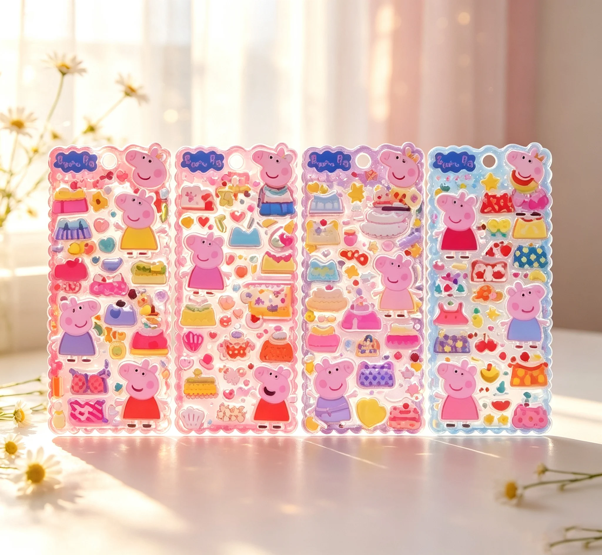 Party Games Best - 1 pegatina 3D de dibujos animados,