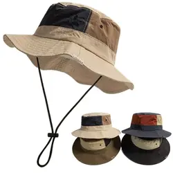 Quick-dry Fisherman hat Sun Protection Bucket Hat Panama Hat Summer Man Women Hat Anti-UV Wide Brim Breathable