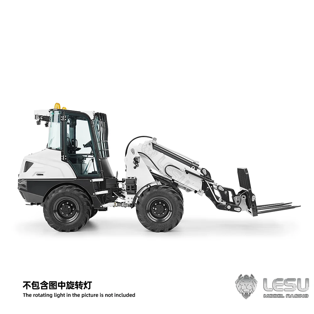 

AT1050 LESU 1/14 RC Hydraulic Loader Telescopic Arm with Fork Radio Control Truck Construction Vehicle Model Heavy Machine Toy