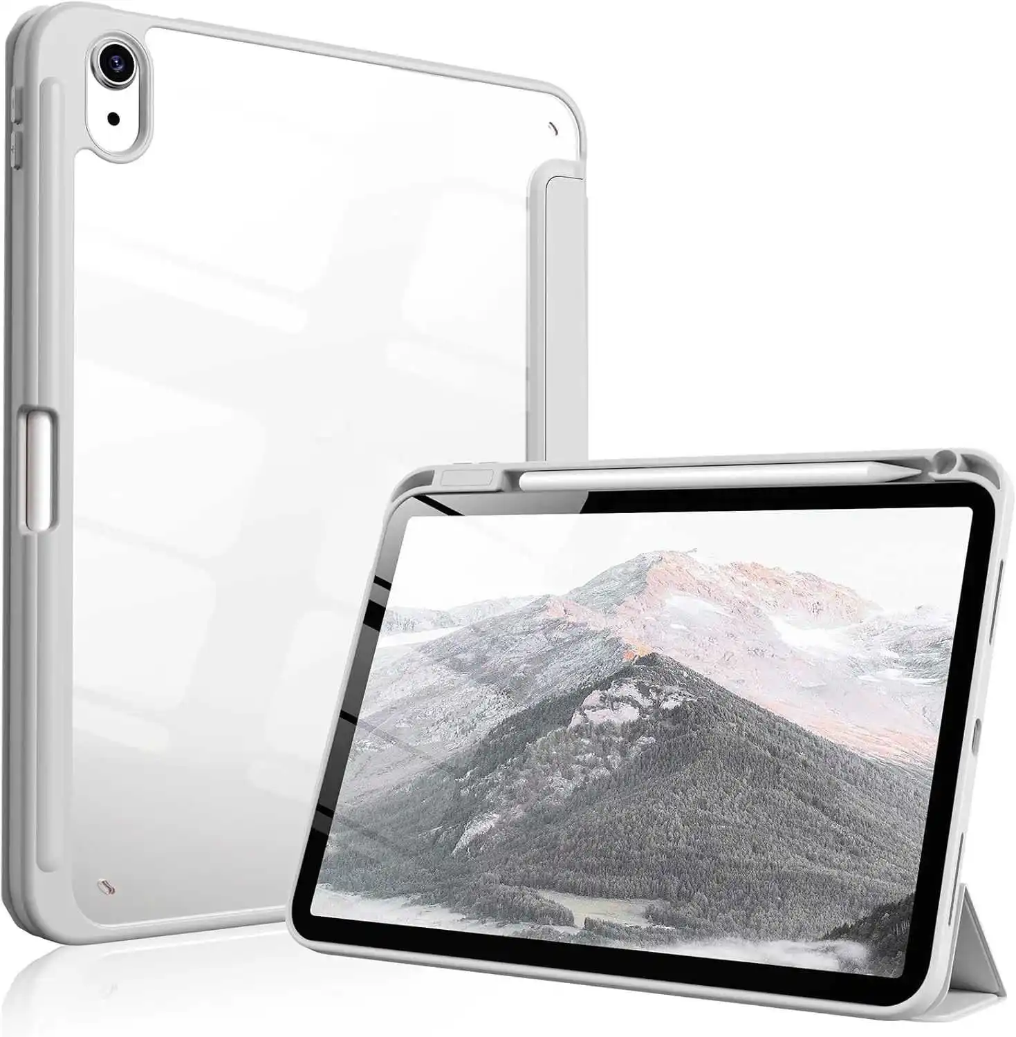 Acryl-HD-Hülle für iPad Pro M5 A16 10 11. Gen 9 8 7. 10,2 12,9 Zoll Air 11 13 M3 M2 M4 Mini 7 6 5 4 Stoßfeste Tablet-Schutzhülle