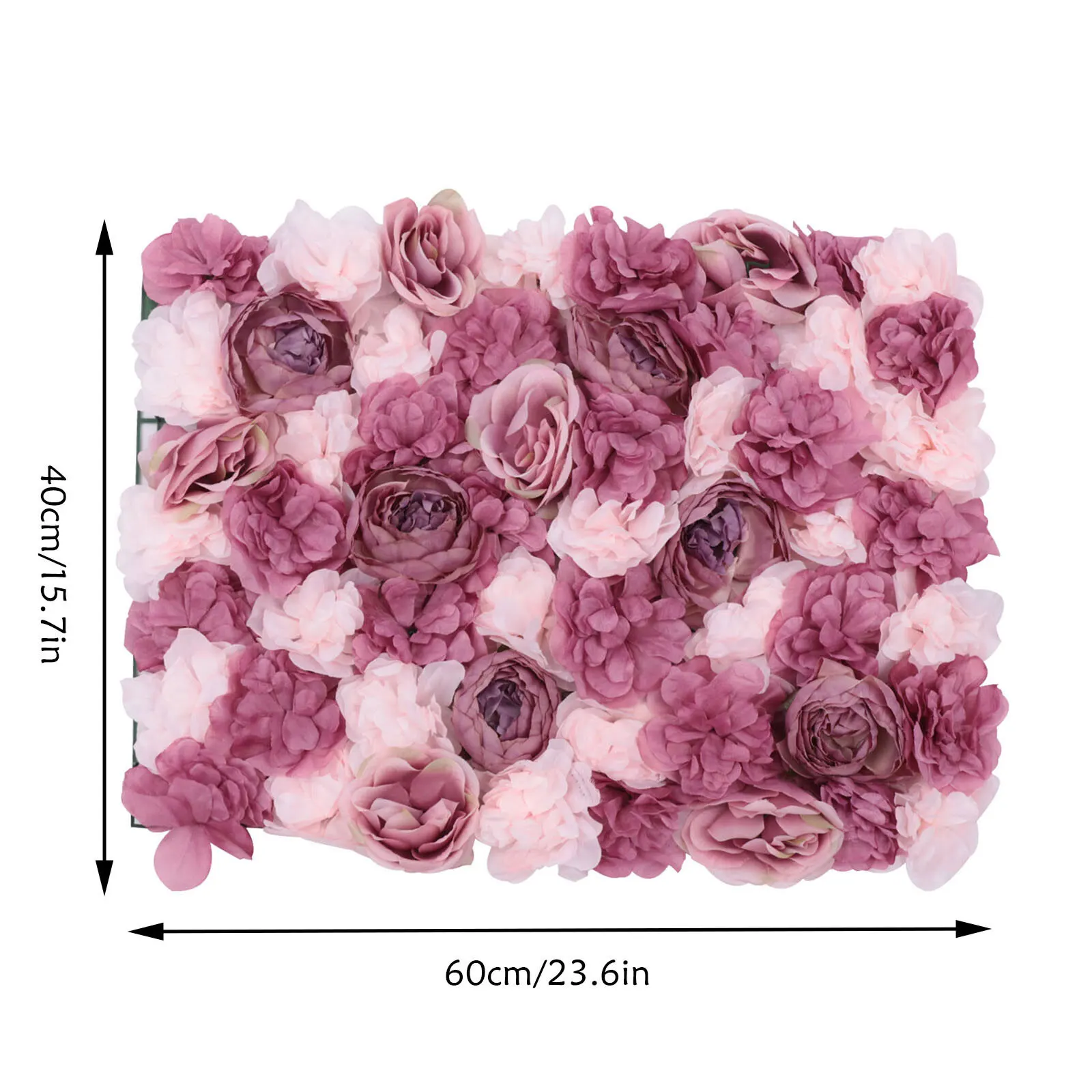 6 قطعة 24*16in أنيقة ورد صناعي الحرير ورد صناعي ديكور داخلي دافئ