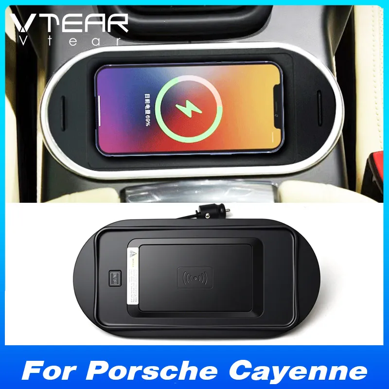 

Беспроводное зарядное устройство для Porsche Cayenne (2011-2017) - адаптер для быстрой зарядки мобильного телефона | Аксессуар для тюнинга автомобиля