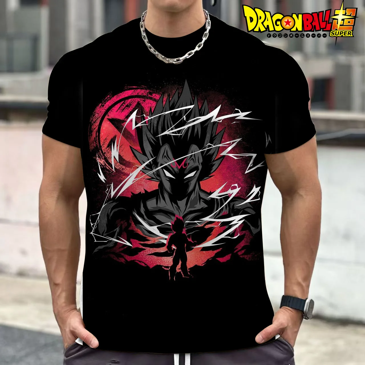 

Anime Kids Dragon Ball Z T-shirt Men Fashion Goku Tops Summer Vegeta Short Sleeve O-neck Tshirt Boys Clothing Street Clothes
