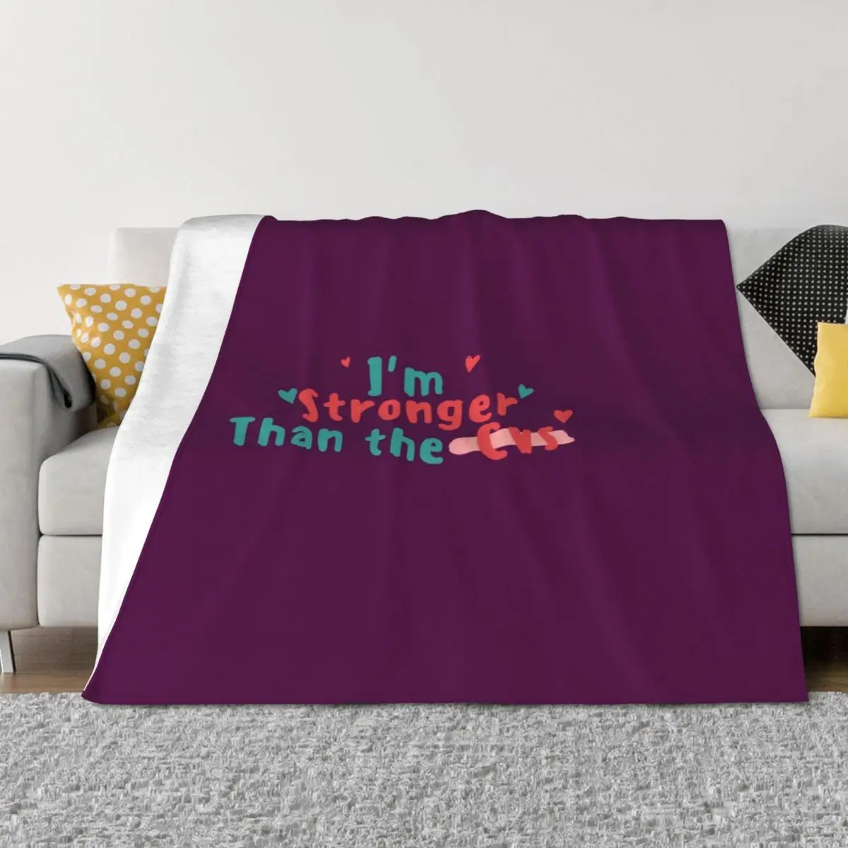 

Cyclic Vomiting Syndrome Throw Blanket For Decorative Sofa Winter beds Thermals For Travel Thin Blankets