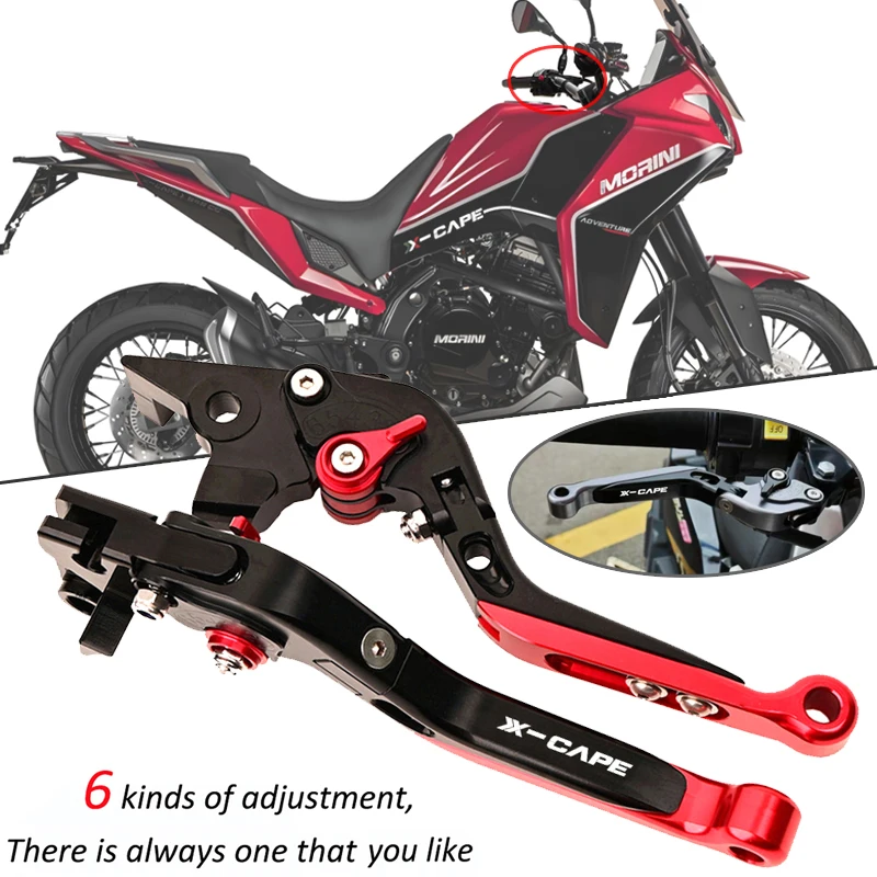 2024 New XCape Accessories Motorcycle Adjustable Motorcycle Short Brake Clutch Levers For Moto Morini X-Cape 650 650X 2022 2023