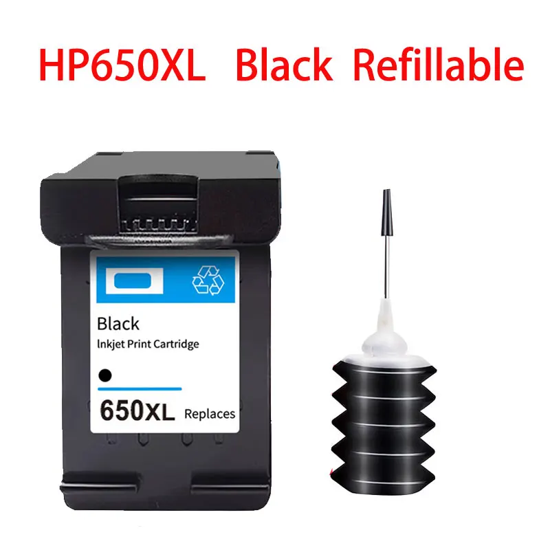 Compatible Refillable Ink Cartridge For HP650 650XL ​Deskjet 4510 4515 4516 4645 1014 1015 1016 1515  Printer