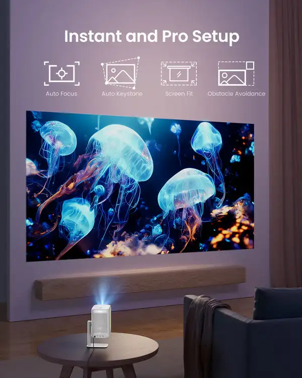 2025 جديد أنيق Dangbei Emotn N2 محمول صغير LED Proyector 500 ISO لومينز 1080P كامل HD التطبيق العالمي الذكية بيكو LCD العارض #3