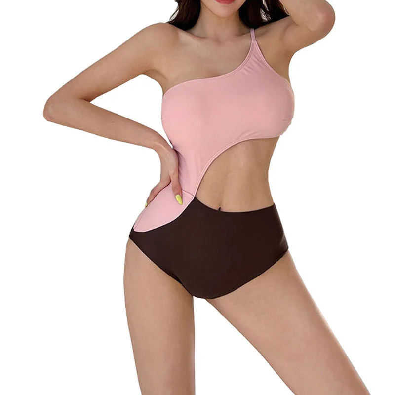 2023 Nieuwe Eendelige Badpak Sexy Bikini Backless Splicing Contrast String Set Mini Micro Hot