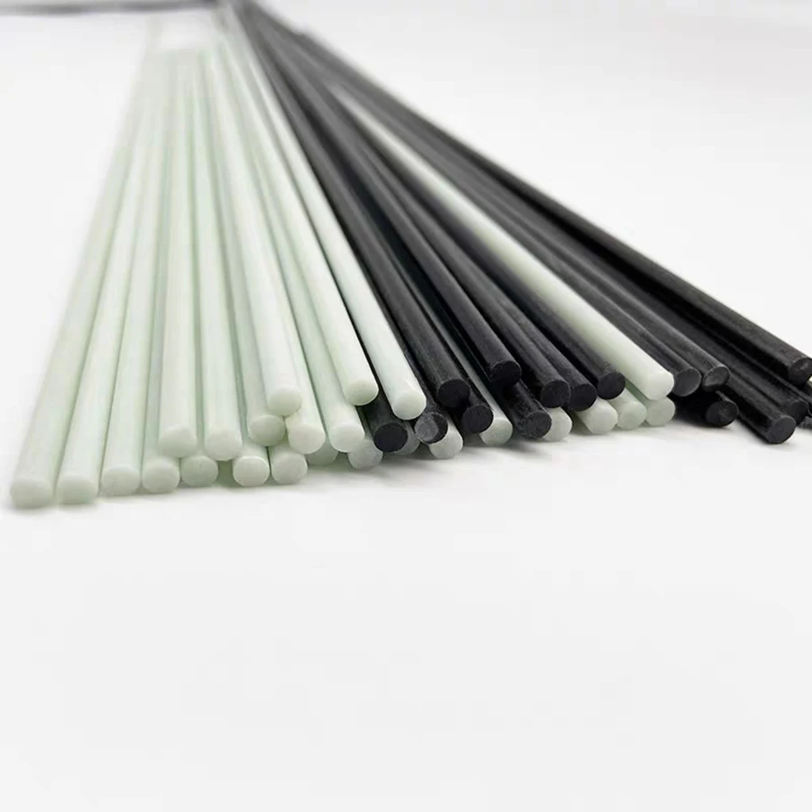 10PCS Black Glass Fiber Bar Diameter 1 1.5 2 2.5 3 4 5 6 7 8 9 10 11mm Insulation Material Solid Fiberglass Rod Length 500mm