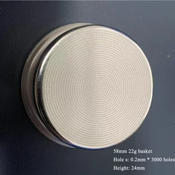 58mm 4 Cup  0.2*0.86mm  2196 small holes Filter Replacement Filters Basket Dosing Ring for Coffee Bottomless Portafilter Parts