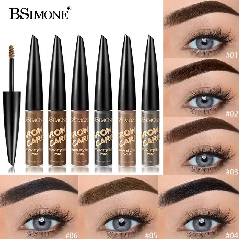 BSIMONE 4D Drama Mascara, Ekstremalna objętość i podkręcenie z serum pielęgnacyjnym do rzęs, odporna na rozmazywanie, zapewniająca długotrwałe noszenie przez cały dzień