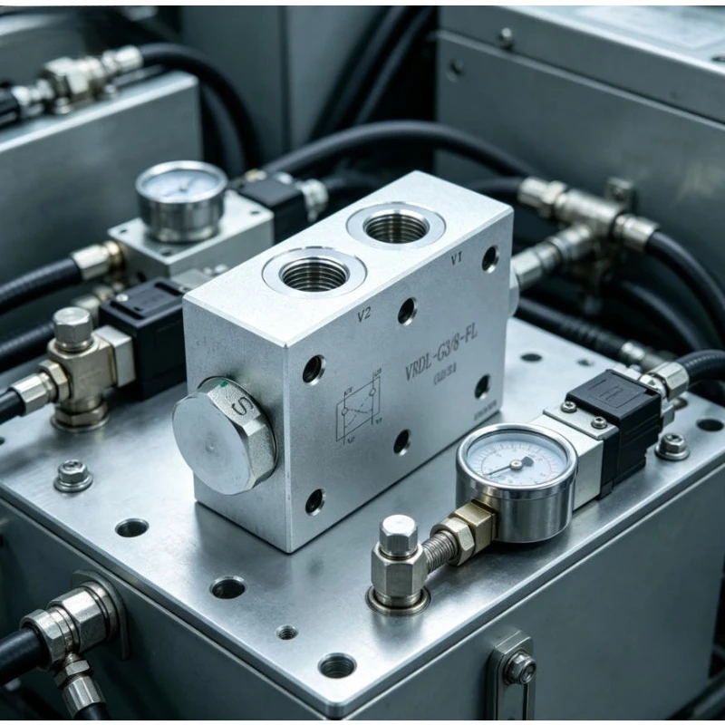 High Quality VRDL-FL Double Pilot Check Valve Hydraulic Control One-way Valve for Hydraulic System Machinery Equipment