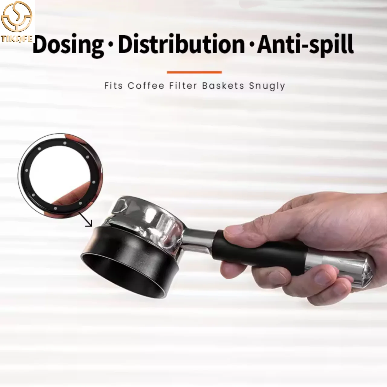 Coffee Dosing Funnel with Anti - Dosing Funnel Ring review and price