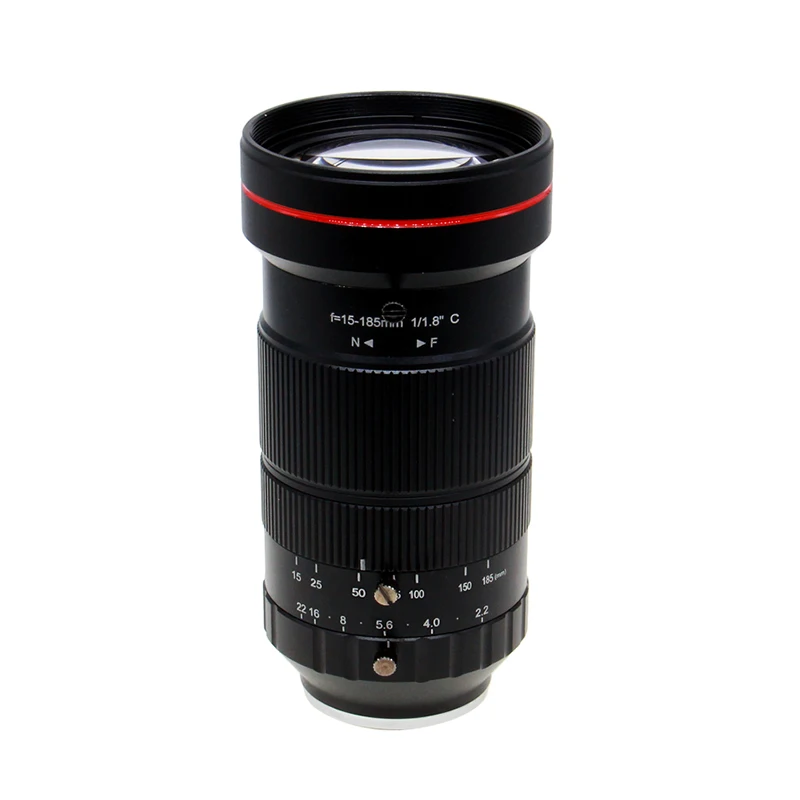 

1/1.8" 15-185mm 12X Manual Focus Zoom IRIS C/CS Mount 5MP CCTV Lens for SMTSEC IP Camera Module CCTV PCB Board Camera SL-0492